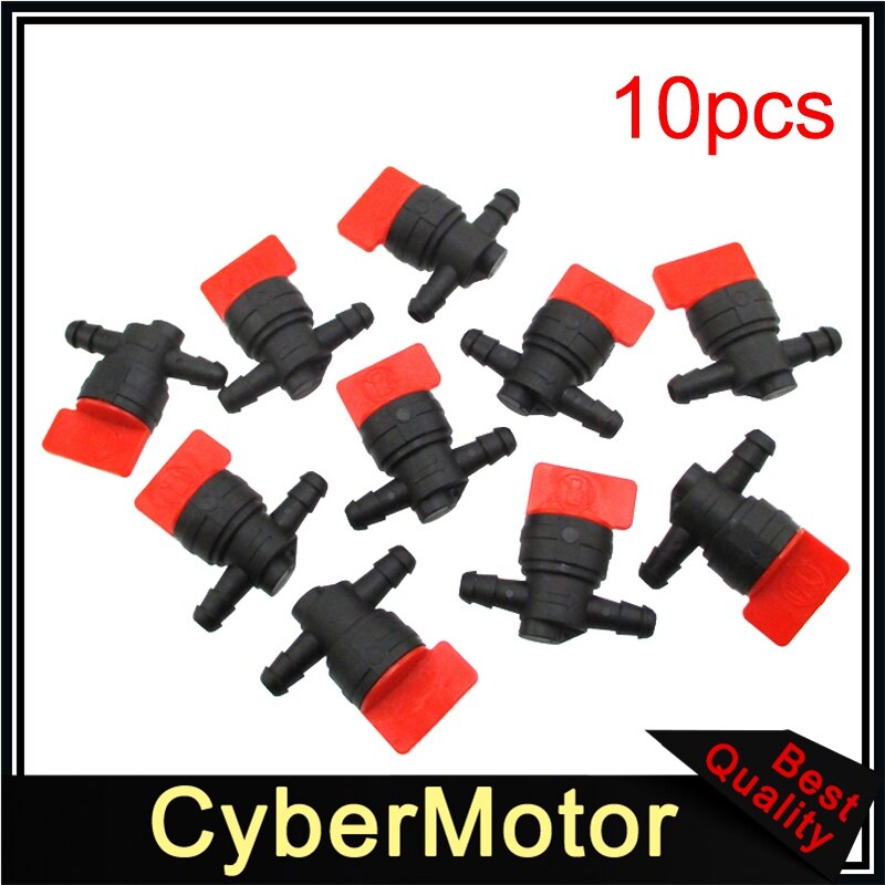 In Lijn Brandstof Gas Cut Afsluiter Benzinekraan Voor Briggs & Stratton 494768 698183 Honda Yamaha Suzuki Kawasaki: 10pcs