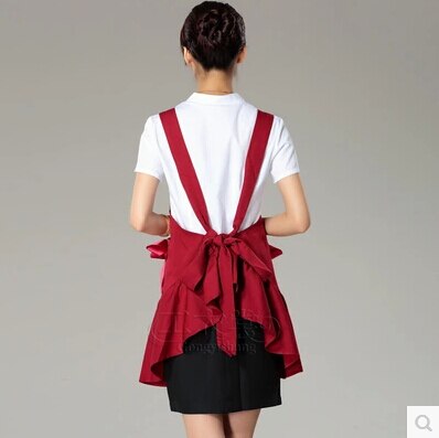 BIG Manicurist beauty salon spa uniform apron and supermarket attendant Sleeveless apron