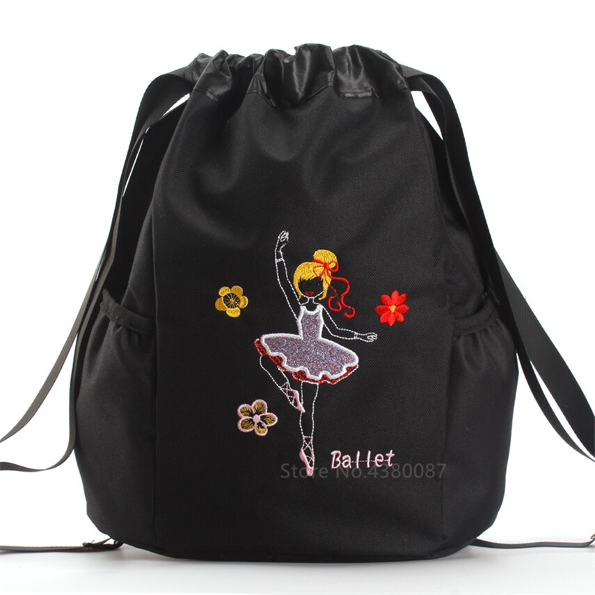 Ballet Dance Bag for Student Children Girls Cute Gymnastic Dancing Props Kids Latin Jazz Dance Costumes Backpack School Bag