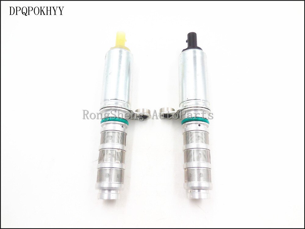 DPQPOKHYY 2 sztuk zmienne fazy rozrządu silnika elektromagnetyczny pasuje robić G M GMC Buick Cadillac Chevy 12627116 12627117