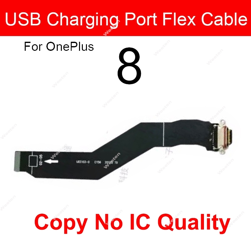 Kabel USB Chargring Flex dla Oneplus 1 + 1 2X3 3T 5 5T 6 6T 7 78 8T pro złącze portu USB ładowarka wymiana kabla Flex naprawa: FIOLETOWY