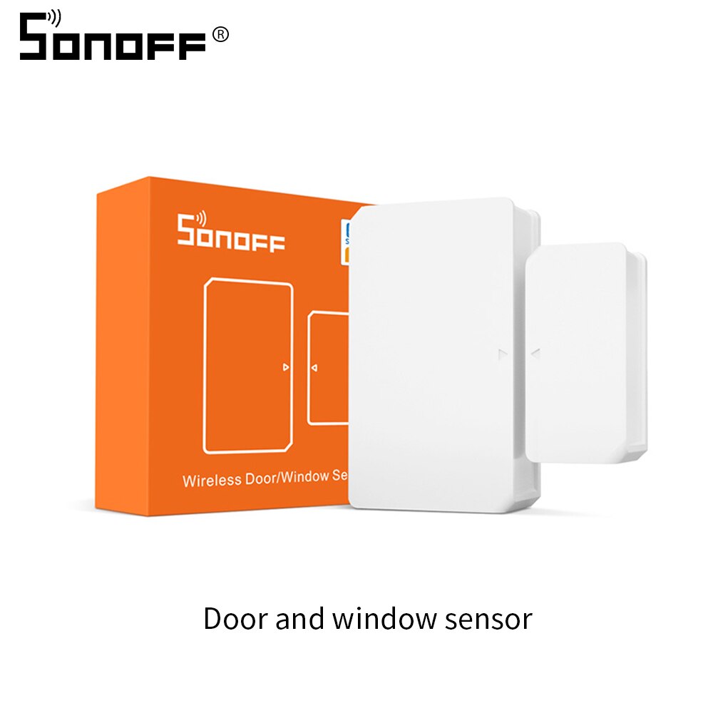 Sonoff-interruptor inteligente Wifi Zigbee, Mini, puente, Sensor de puerta, inalámbrico, temperatura, humedad, movimiento, para Google Home y Alexa: Zigbee Door Sensor