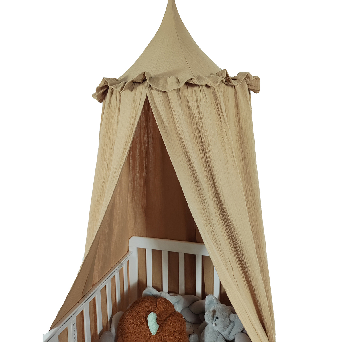 Premium Muslin 100% Cotton Hanging Bed Canopies Decorative Tent Nursery Canopy for Kids Room