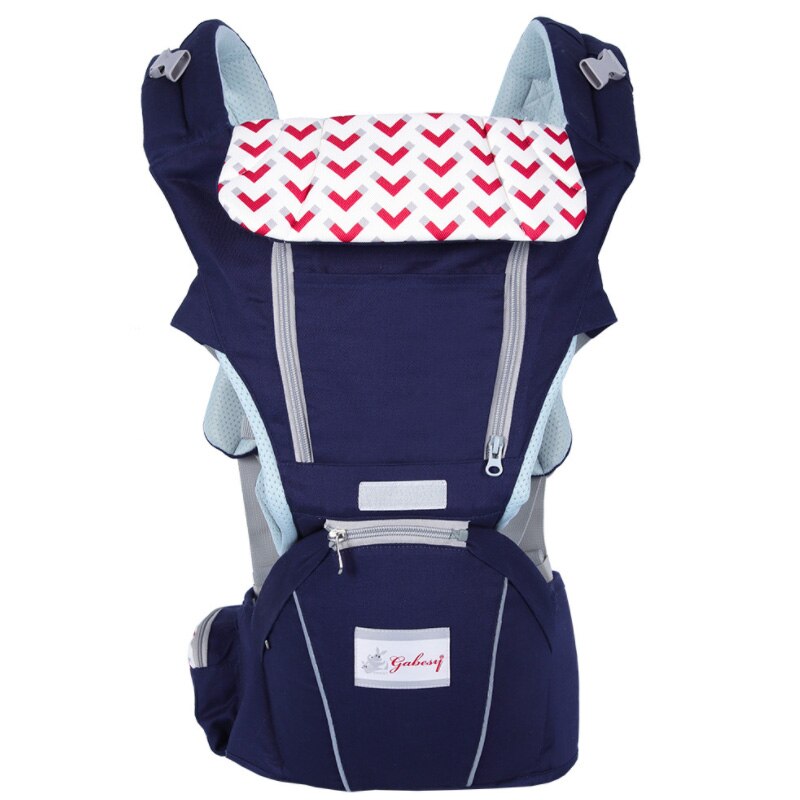 Ergonomische Draagzak Baby Baby Heupdrager Carrier Voorkant Ergonomische Kangoeroe Draagdoek draagdoek voor Baby Reizen: Dark Blue 1