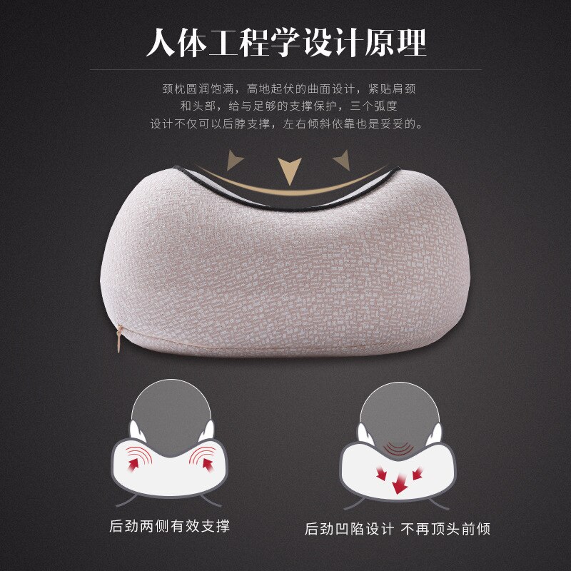 Multi-functional U-shaped Pillow Memory Foam Hump Shape Nap Pillow Travel Pillow
