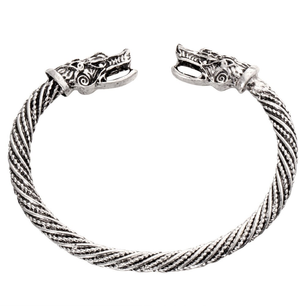 Stainless Steel Dragon Bracelet Jewelry Accessories Viking Bracelet Men Wristband Cuff Bracelets for Women Bangles