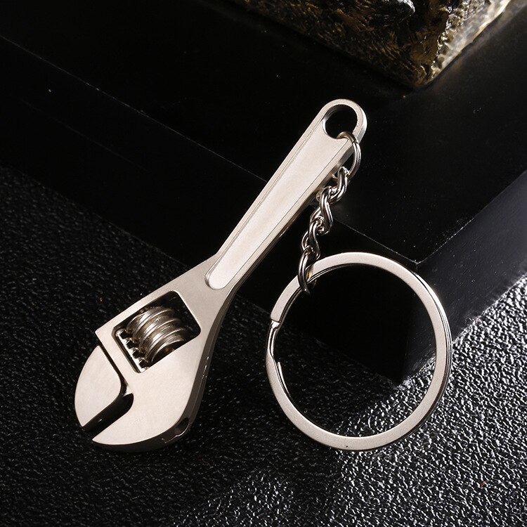 Carbon Steel Bike Cycle Head Open End Axle Hub Cone Wrench Spanner Bicycle Repair Tool: Keyring