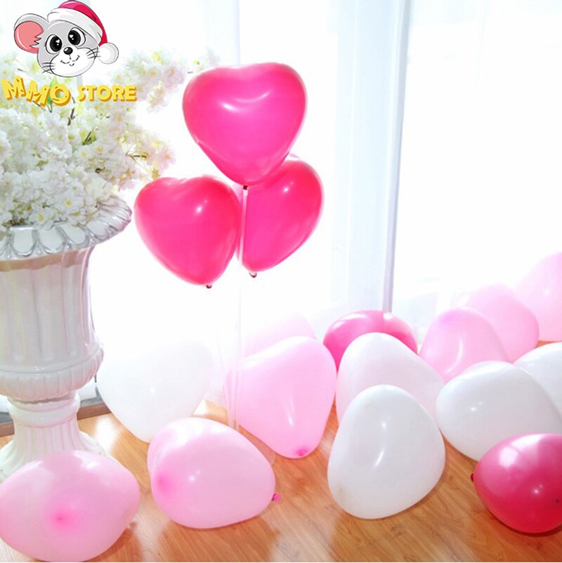 12 '' hjerteballoner slik runde heliumballoner fødselsdagsfest indretning romantisk bryllupstema baloon tillykke med fødselsdagen mariage globos