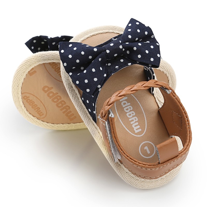 Summer Baby Sandals Baby Girl Summer Soft Sole Shoes Bowknot Sandals Toddler Infant Prewalkers Baby Sandals