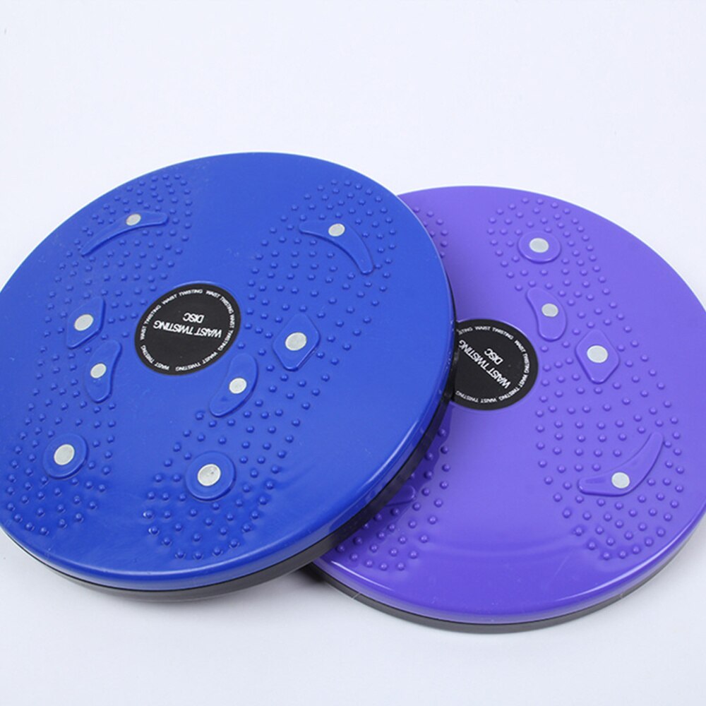 Twist Board Twisting Waist Disc Body Shaping Twisting Waist Machine Small Indoor Exercise Equipment Rotating Board (Blue)