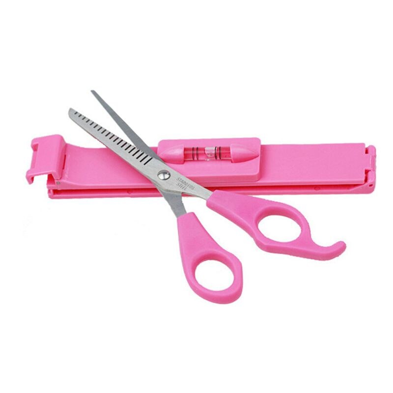 Vrouwen Meisjes Professionele Haar Snijden Leveler Pony Clipper Gids Gereedschap Set Thuis Diy Kappers Schaar Ruler Styling Kit