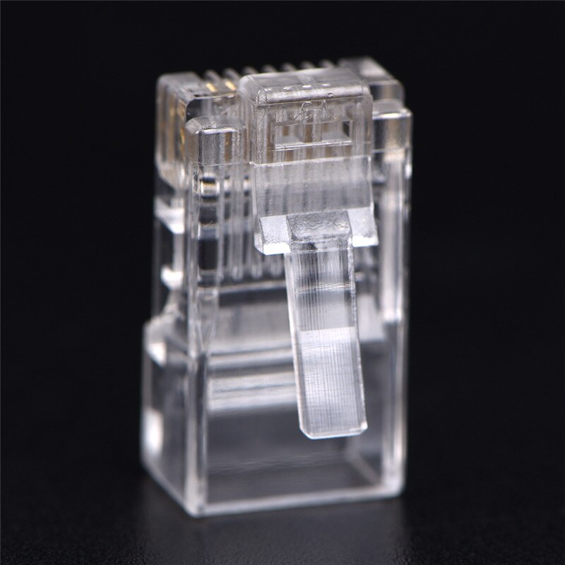 50 PIÈCES RJ45 CAT5 CAT5e CAT6 Net Câbles Réseau Modulaire Connecteur 8P8C Pour Ordinateurs Offre Spéciale