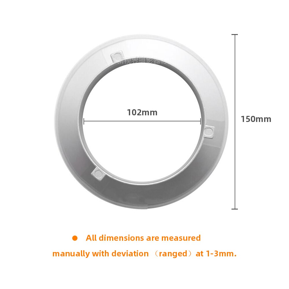 AMBITFUL 135mm 144mm 150mm Ring Adapter for Bowens Elinchrom Profoto Mount for AMBITFUL AL-06 AL-16: 150mm Bowens Mount
