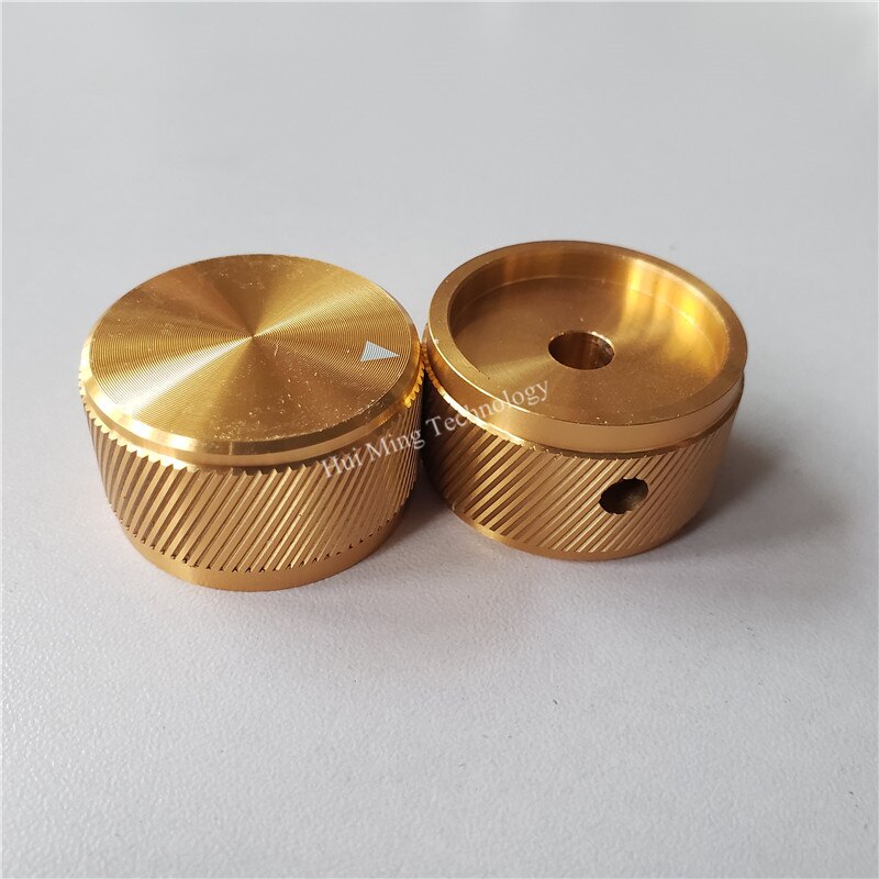 2 Stuks Aluminium Knop Potentiometer Knop 30*17*6Mm Potentiometer Cap Volume Knop Switch Cap Encoder Voor versterker
