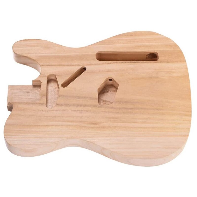 Unfinished Electric Guitar Body TL-T02 Maple Empty Guitar Barrel to TELE Style Electric Guitars DIY Parts