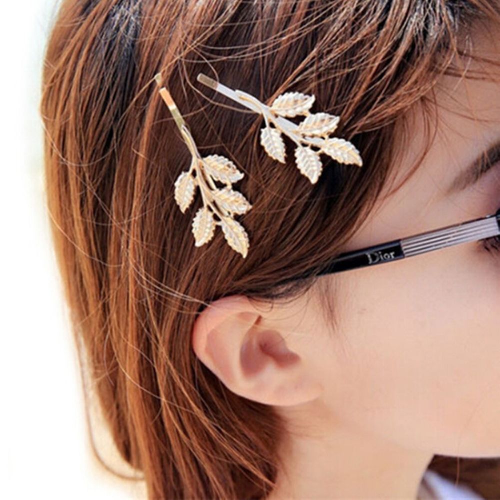 Barrette à cheveux Vintage pour femmes et filles, pince à cheveux Vintage, branches, feuilles, épingle, accessoire de coiffure