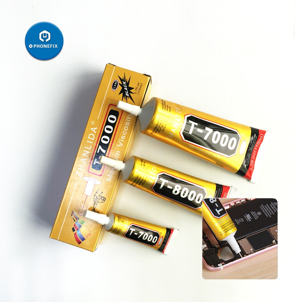 Adhesive B7000 E8000 T7000 T8000 Transparent Black Clear Liquid Glue 15 50 110ml LCD Display Frame Glue For Phone Screen Bonding