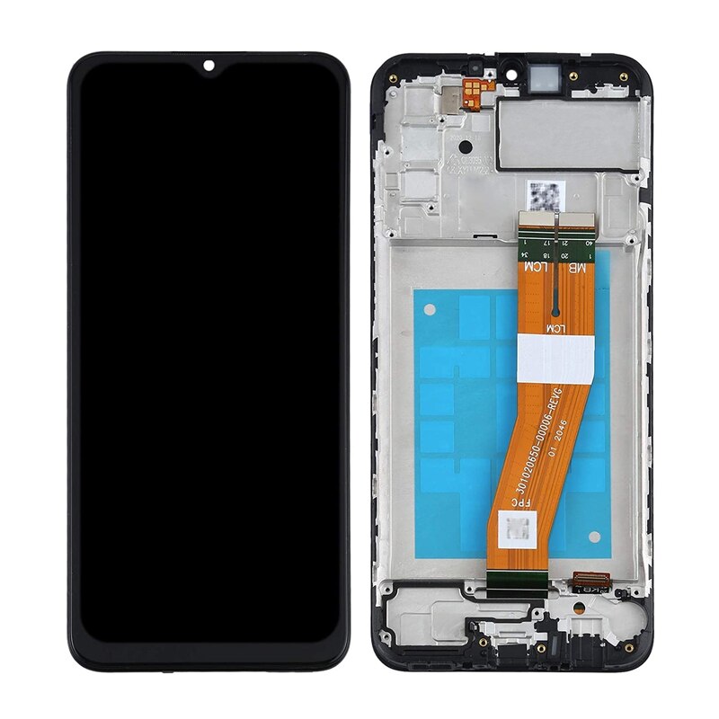 For Samsung Galaxy A03s A037F A037M A037FD LCD Screen Display Digitizer Assembly Replacement Strictly Tesed No Dead Pixels: with Frame