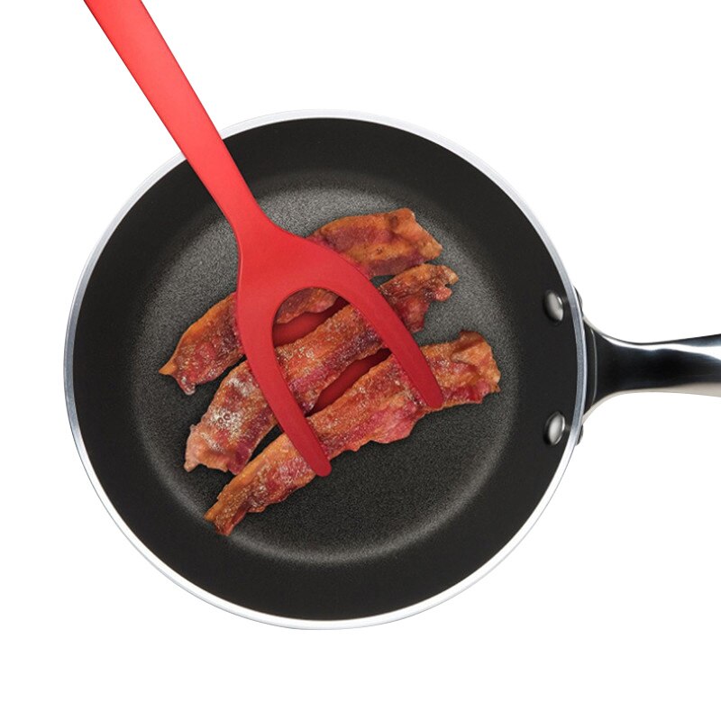 2 In 1 Egg Tong Barbecue Pancake Egg Clamp Bread Omelet Egg Spatula Kitchen Utensils Grip Flip Shovel Cooking Tool