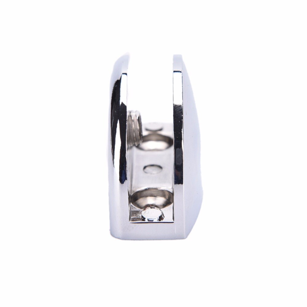 2 stücke Edelstahl Halbkreis Handlauf Glas Halterung Klemme Halfter Für Glas Regal Nützlich Klemme Clip 5mm 20 * 19*12mm