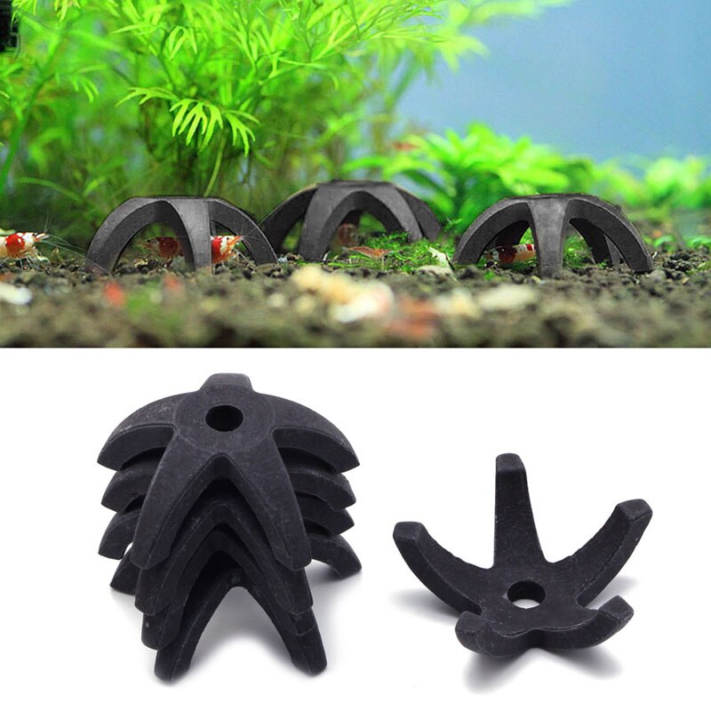 Mini Aquarium à crevettes en forme de poisson d'étoile | Abri d'aquarium domestique à poissons, grotte d'élevage en céramique 1 pièce