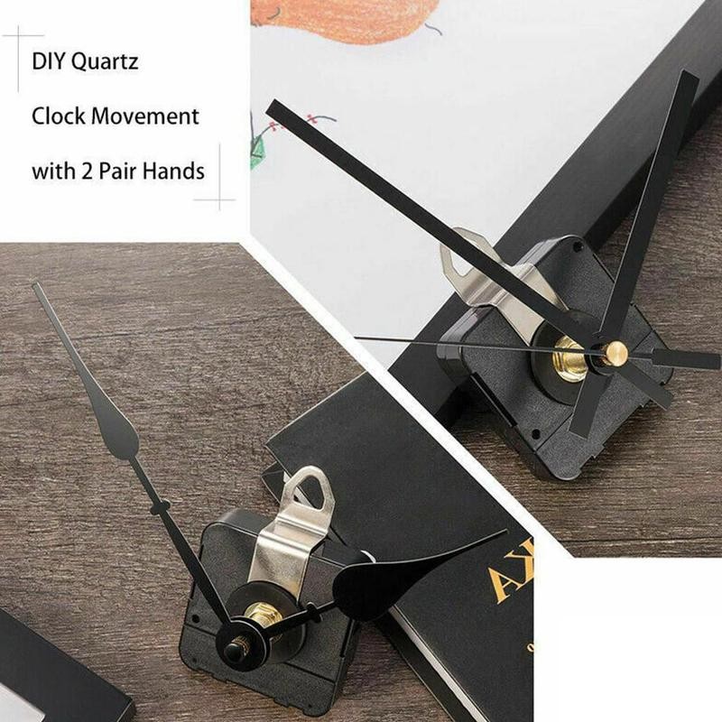1set Pendulum Quartz Clock Movement Mechanism -diy Repair Parts Replacement With 2 Pairs Hands And Pendulum For Diy Clock Repair