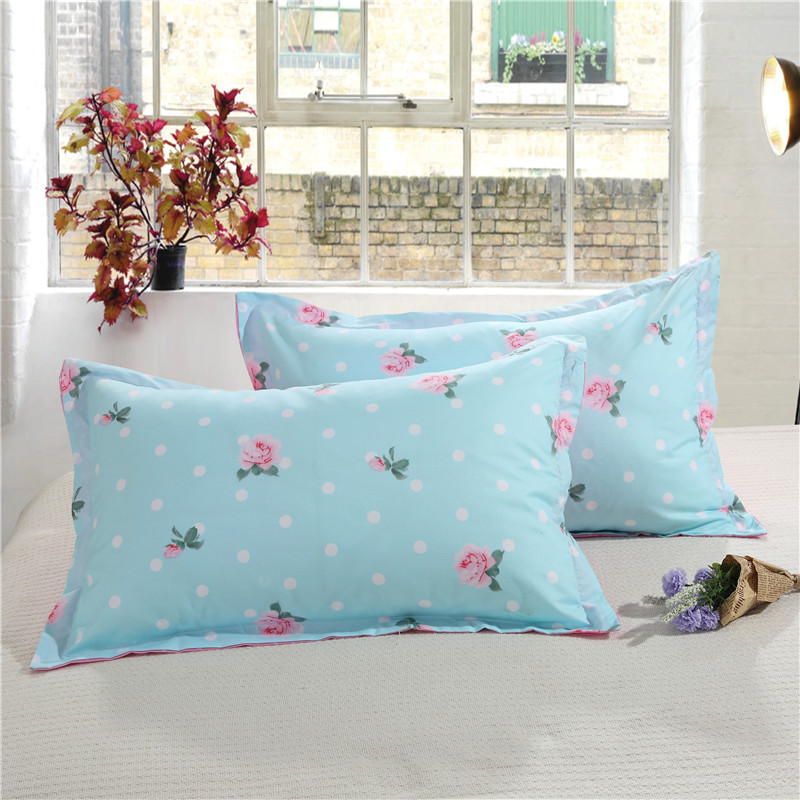 Housse de protection pour chambre à coucher | 1 pièce, 48cm * 74cm, tissu Floral de beauté, 100% Polyester, pour parure de chambre à coucher, 8, 50