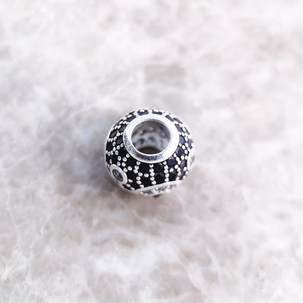 Kralen Yin Yang Pave Micro Pave Ball Charm Bead Voor Vrouwen Diy Fijne Sieraden Maken Mannen Zilveren Sterling Europa kraal