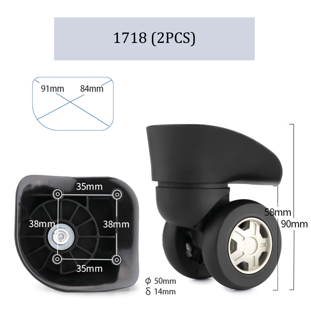 Suitable For Samsonite Suitcase Wheel Replacement Trolley Case Pulley Suitcase Casters Durable Password Box Wheel Repair Parts: Bronze