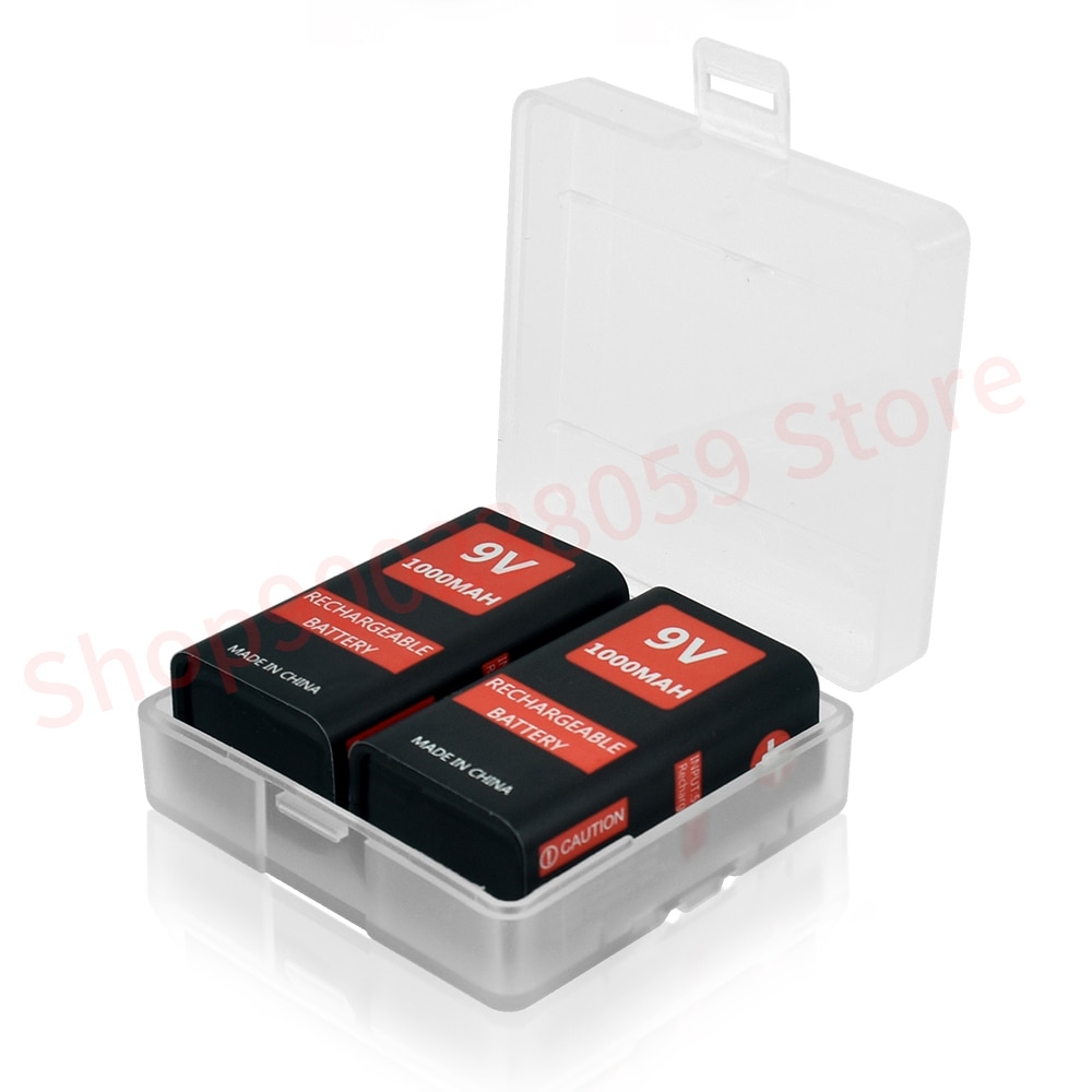 9v usb rechargeable battery 6f22 li-ion lithium 9V li-ion batteries for Microphone metal detector multimeter