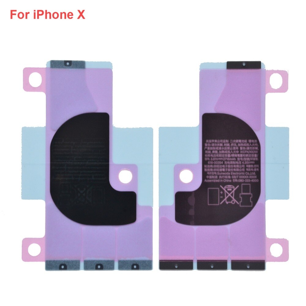 10XBattery Sticker Adhesive Glue Stripe Tape for iPhone 11 pro max X Xs max XR 8 7 6s 6 plus 5 5s Anti-Static battery adhesive