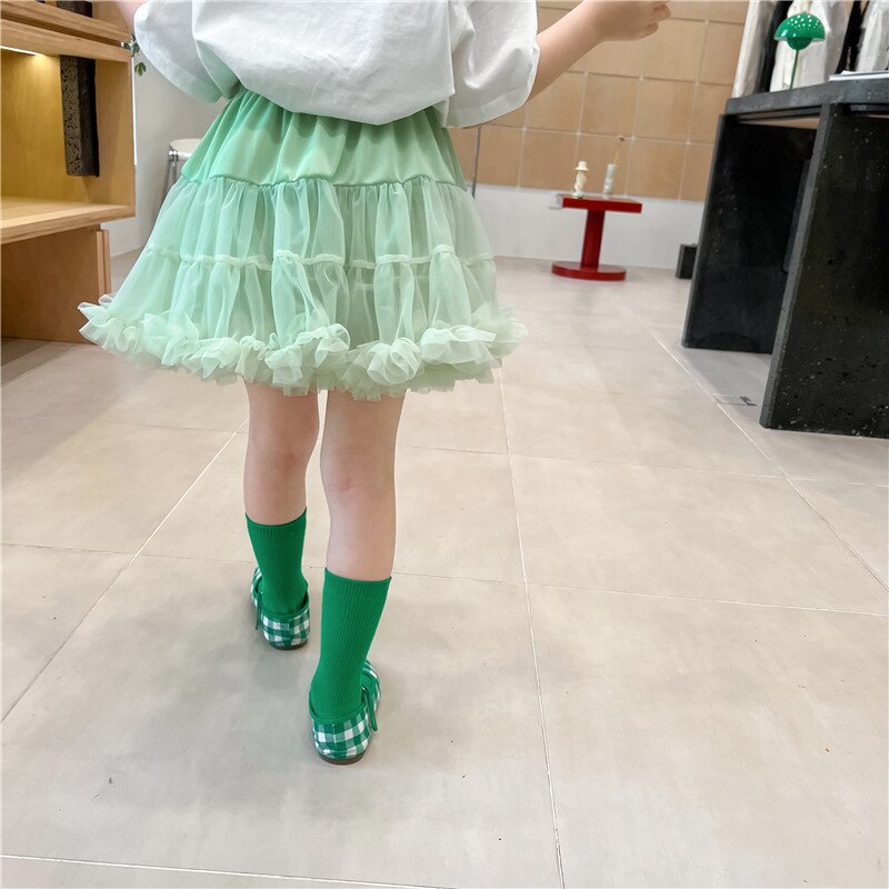 Falda por encima de la rodilla para niños y niñas, falda con cintura elástica, a la , sólida, moderna, cómoda, suave, adecuada, ligera, de verano