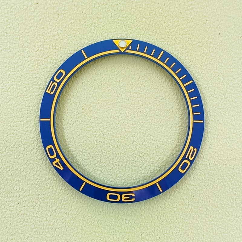 Insert de lunette en céramique pour montre de plongée pour homme, 38mm x 30,5mm, convient aux montres de 40mm, accessoires de remplacement