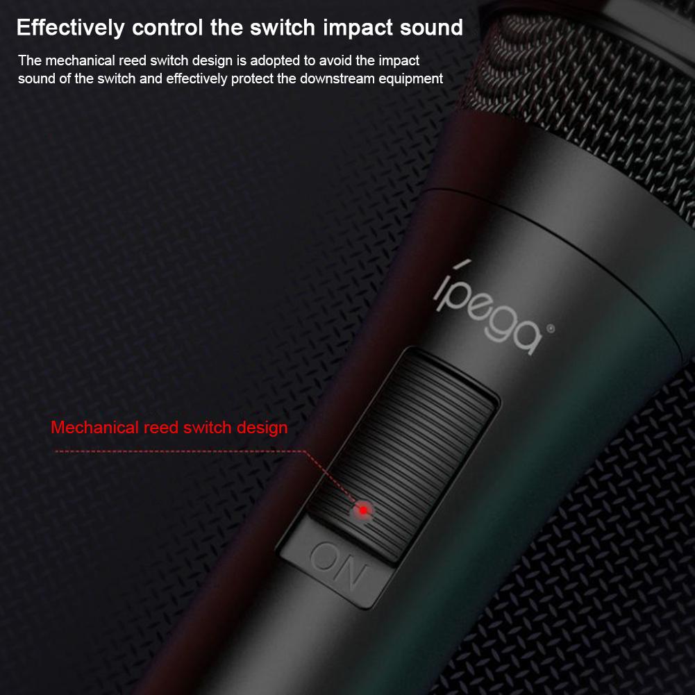 Karaoke Microphone USB Wired Speaker Portable Microphone Ergonomic MIC For Nintend Switch PS4 For PC
