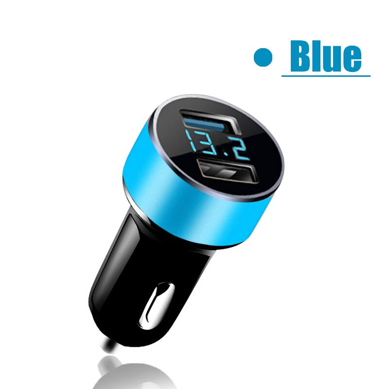 USB Car Charger For Mobile Phone On Iphone 12 Pro Max 11 5S Phone Adapter Fast Charging For Xiaomi Mi 11 9 Samsung Huawei In Car: 2pcs / Blue