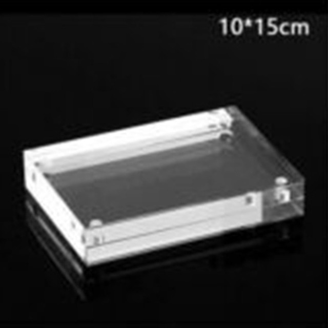 1*Photo Frame Transparent Photo Frame Clear View Both Sided Magnetic Acrylic Block Picture 100% Brand And: 5