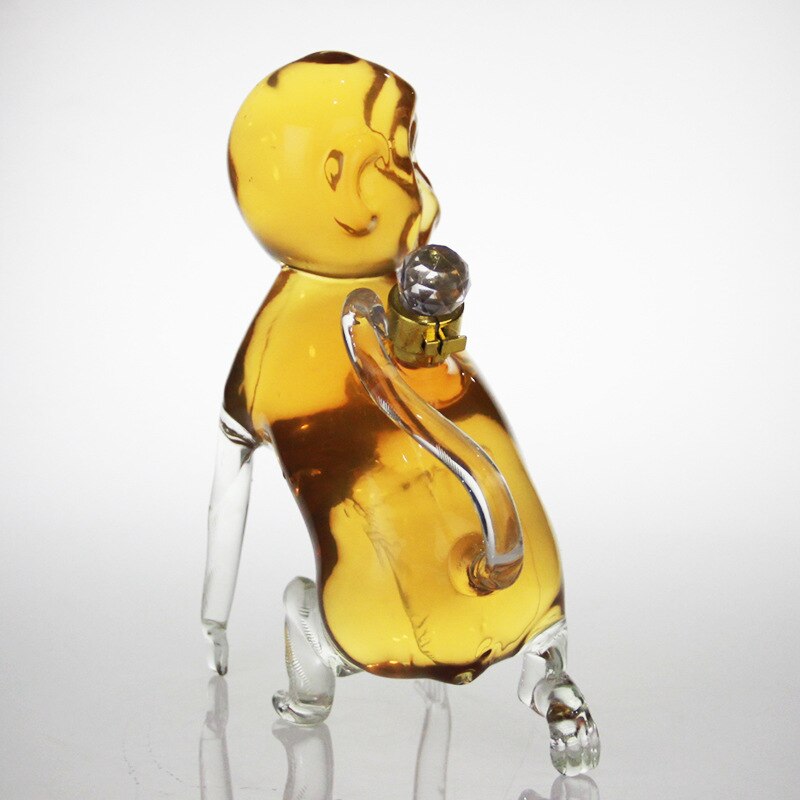 novelty wine bottle Animal monkey shaped lead-free whiskey decanter wine decanter for Liquor Scotch Bourbon DDC-212