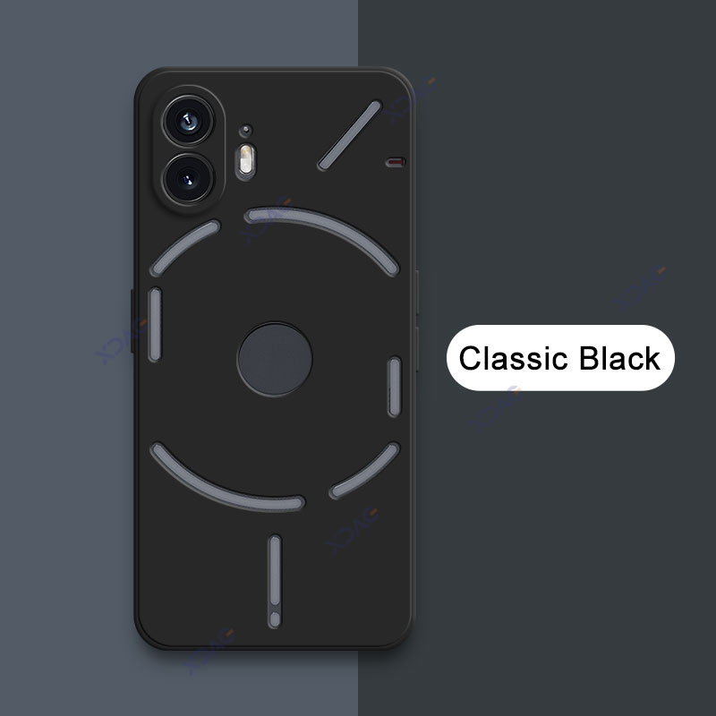 Luxuriöse weiche zweilagige Abdeckungen für Nothing Phone 1 2 NothingPhone1 NothingPhone2 5G Kameraschutz, quadratische Flüssigsilikonhülle: Grau / Für iphone 16 pro