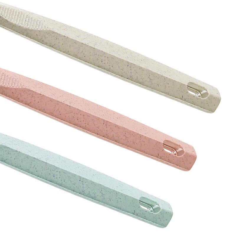 Kinepin Tarwe Stro Tandenborstel 6Pcs Tand Slim Tapered Tip Binchoutan Houtskool Haren Volwassen Teethbrush Tanden Borstel