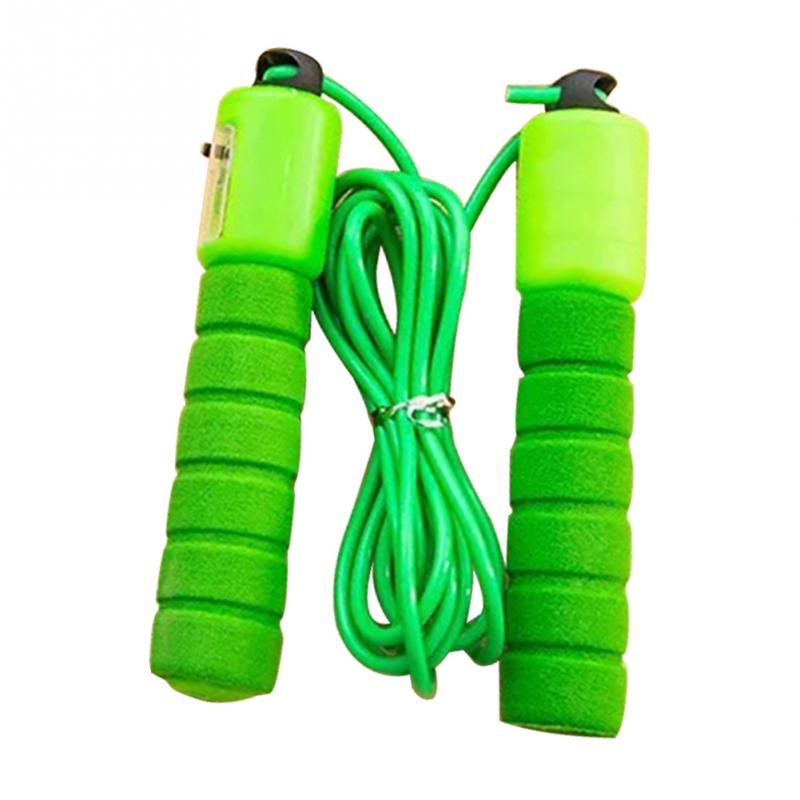 Jump Ropes with Counter Sports Fitness Adjustable Fast Speed Counting Jump Skip Rope Skipping Wire
