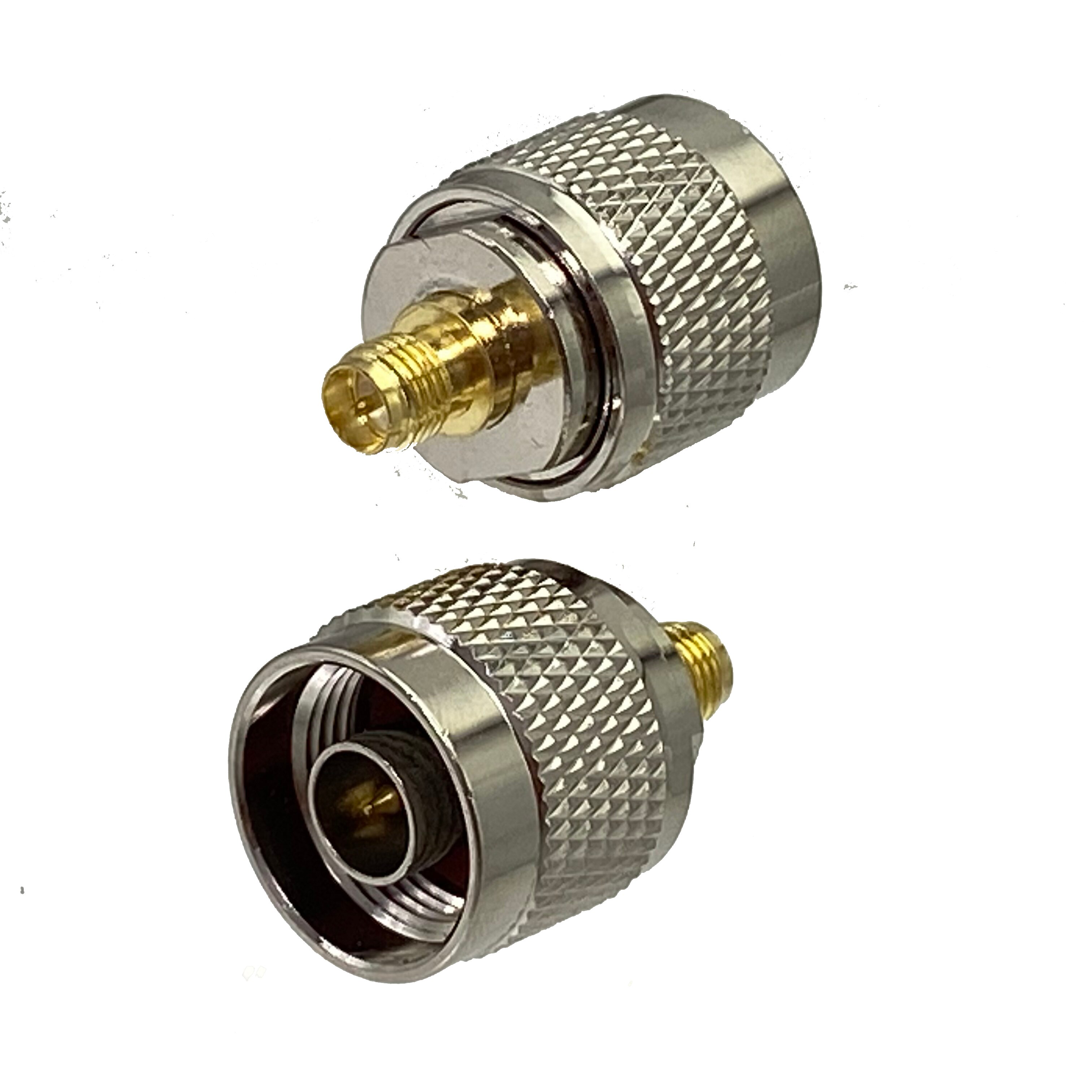 1pcs Connector Adapter N to SMA RP SMA Flange &amp; Bulkhead Male Plug &amp; Female Jack Wire Terminal RF Coaxial Converter: Type 10---1pcs