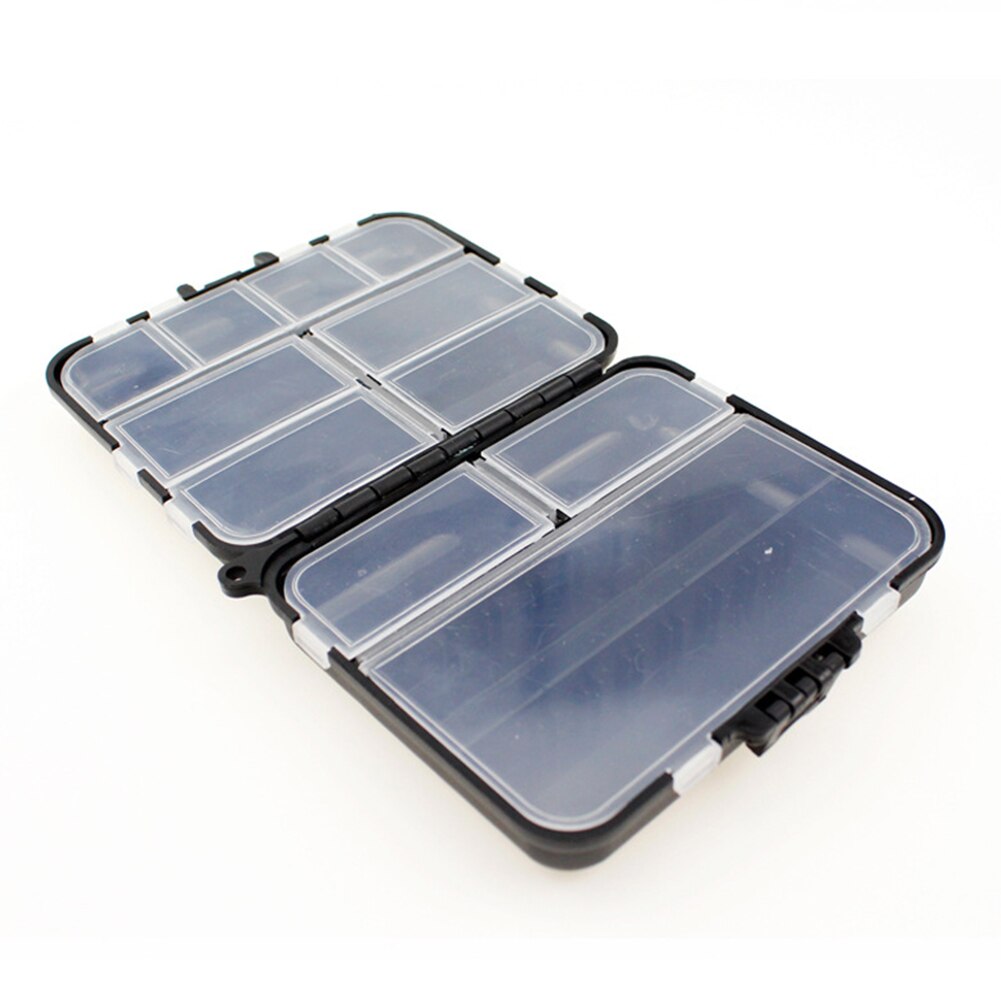 Double Sided Folding Fishing Tackle Box Multi Slots Compartments Bait Lure Hook Fishing Accessories Storage Organizer Case: Default Title