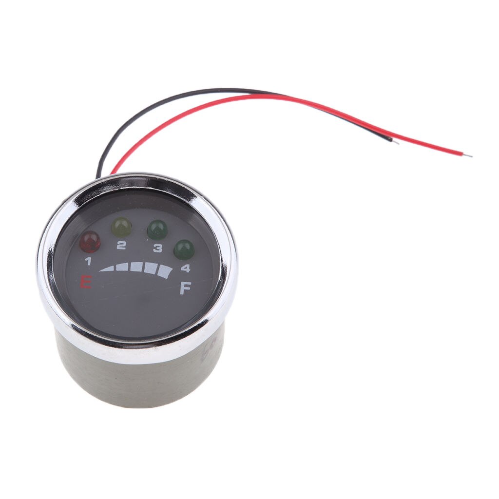 60V Motorcycle Round Analog Battery State Of Charge Indicator Meter