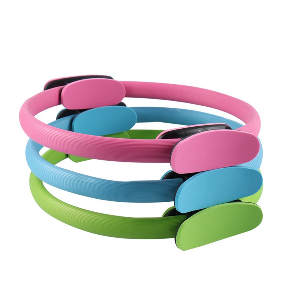 1Pcs Pilates Ring Superieure Yoga Cirkel Power Weerstand Oefening Cirkel Fitness Dual Grip Ring Voor Toning Dijen Abs Benen