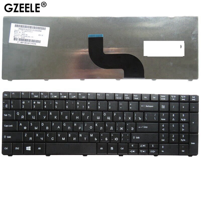 Gzeele Ru Laptop Toetsenbord Voor Acer Aspire E1-571G E1-531 E1-531G E1 521 531 571 E1-521 E1-571 E1-521G Zwarte Russische