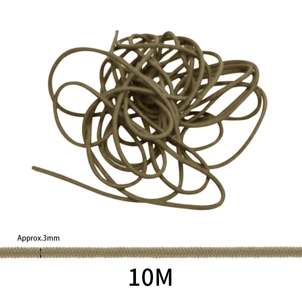 3mm THIN FINE ROUND ELASTIC STRETCH BUNGEE SHOCK CORD 11 COLOURS length 5/10M DIY Elastic Round Elastic Band Sewing accessories#