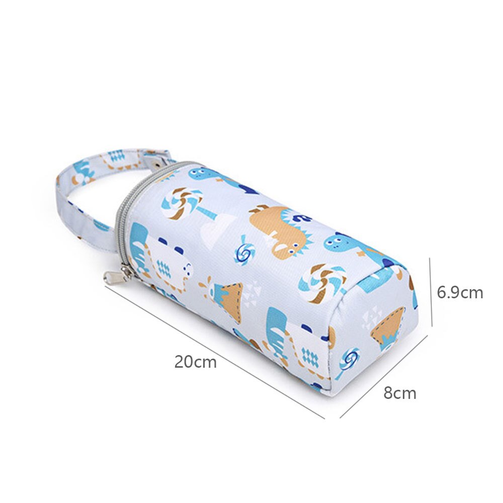 Insulated Baby Bottle Bag Baby Feeding Milk Bottle Milk Warmer Insulation Bag Stroller Cup Holder Portable Nursing Bottle Bag