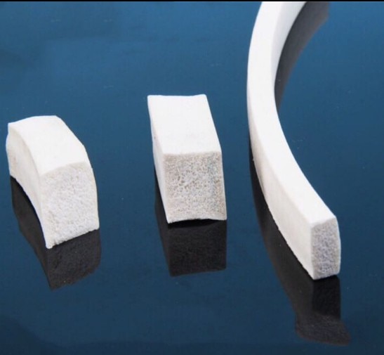 3mm 4mm 5mm 6mm 8mm 10mm vierkante witte siliconen schuimende strip voor afdichting rechthoek siliconen schuimende afdichtstrip