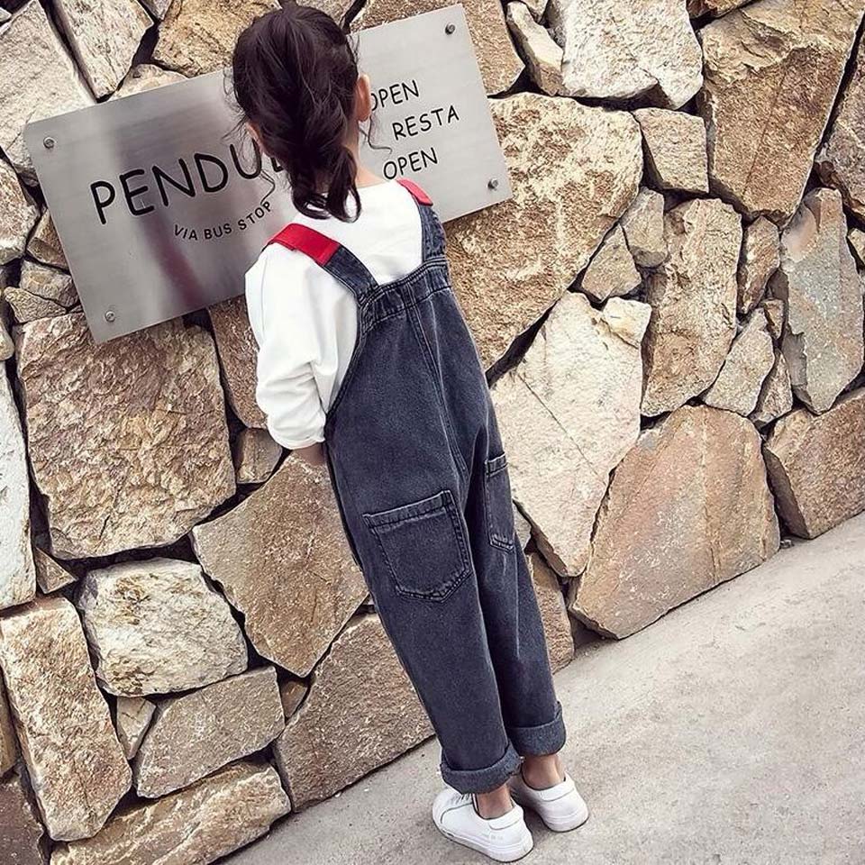 I Bambini dei capretti Vestiti Delle Ragazze Del Foro del denim Della Tuta Tute e Salopette Salopette Corta per Le Ragazze Adolescenti Blu Dei jeans 4 5 6 7 8 9 10 12 13 14 anni di Età