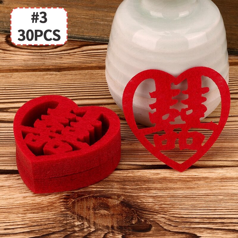 Mini Marriage Stickers Traditional Chinese Wedding Decorations Fruit Plate Xiao Xi Zi Room Throwing Decor Garden Tree Ornaments: S3